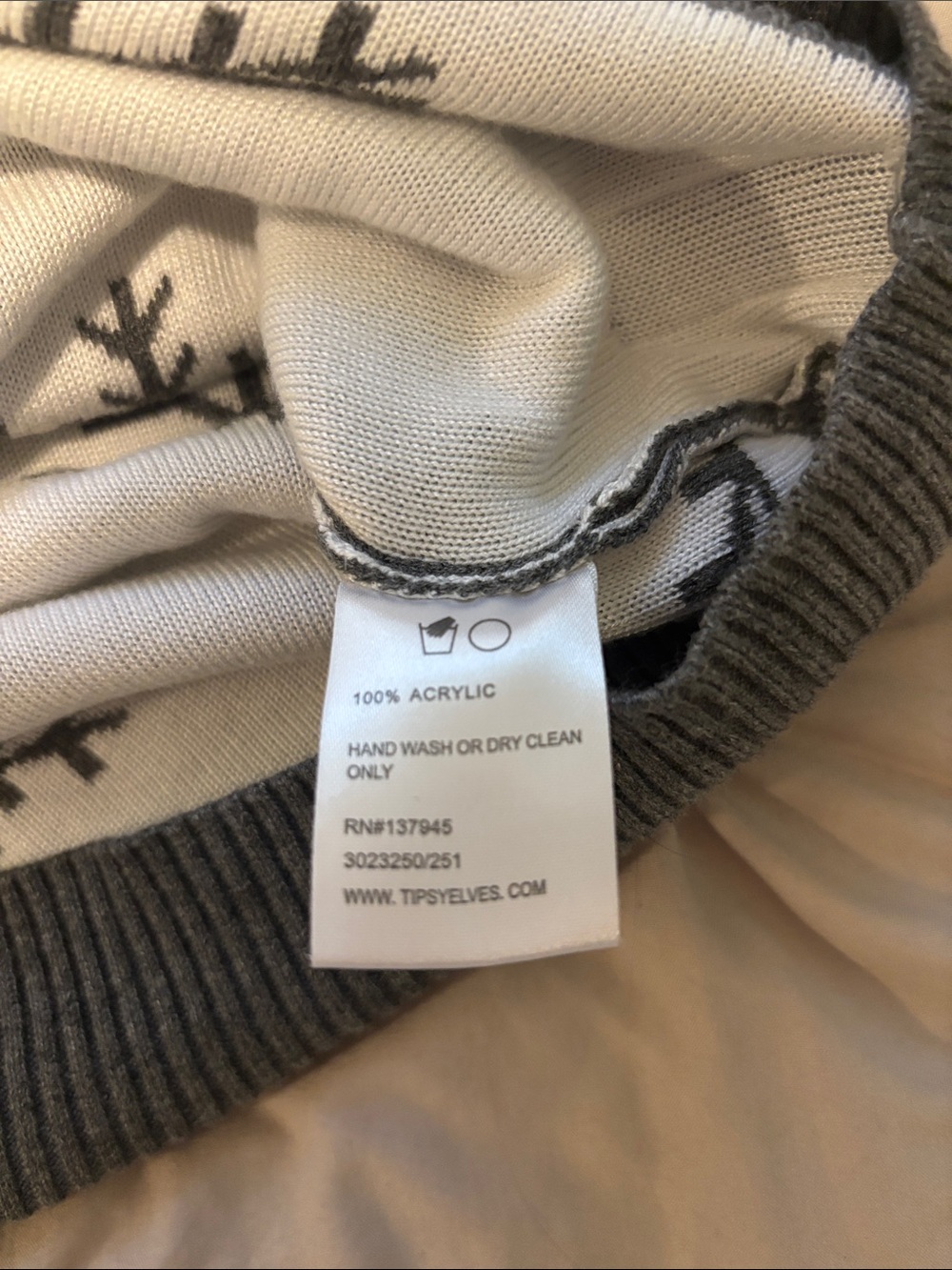 Tipsy Elves Gray Snowman Sequin Crewneck Sweater - Picture 7 of 7